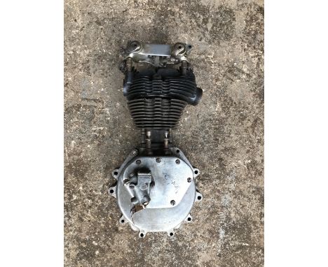 A Norton OHV enginenumbered JE1320, 71x88 bore and stroke, condition and completeness unknown, close inspection advised. This