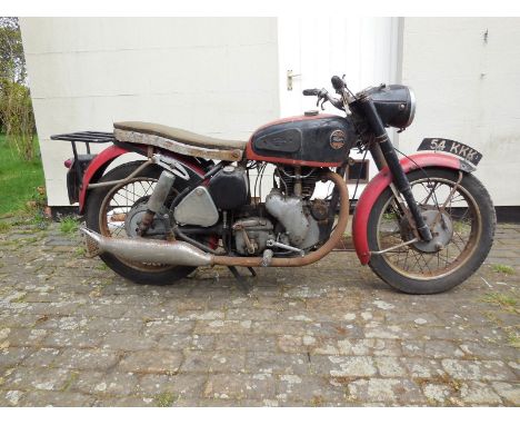 1960 Velocette 499cc VenomRegistration no. 54 KKK (see text)Frame no. RS16170Engine no. VM3983This very original Velocette Ve