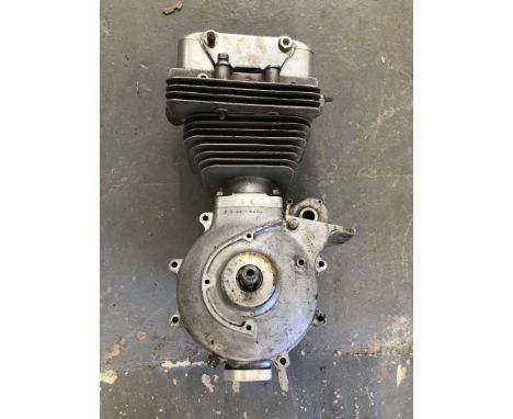 A Triumph enginenumbered 7-3H-420, condition and completeness unknown, close inspection advised. This lot is subject to the f
