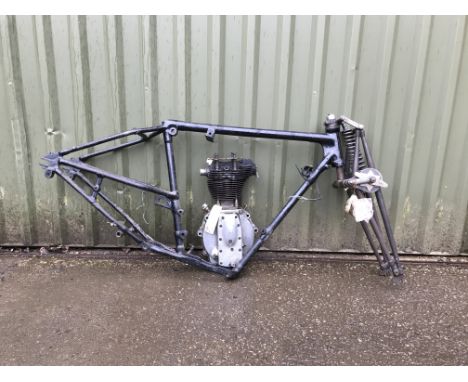 A c.1928 Norton CS1 Projectcomprising frame numbered 31666, engine numbered CS40725 and forks, offered together with a V5C an