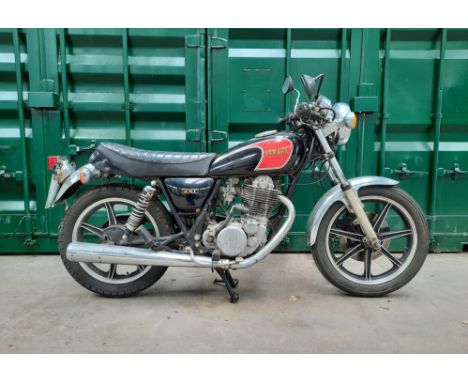 Property of a deceased's estate 1981 Yamaha SR500Registration no. KRD 295WFrame no. 2J4-240274Engine no. 2J4-240274This SR500