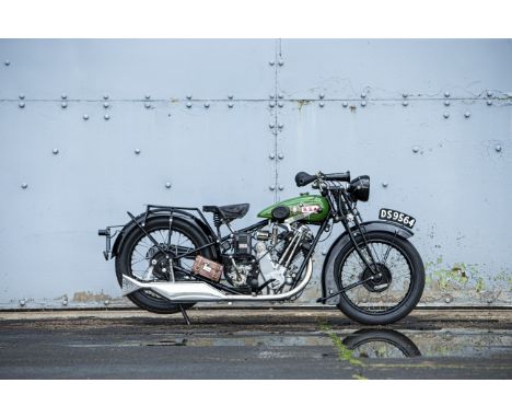 1928 BSA 493cc Overhead-valve Twin-port 'Sloper'Registration no. DS 9564Frame no. RD723244 and P7358 (see text)Engine no. P12