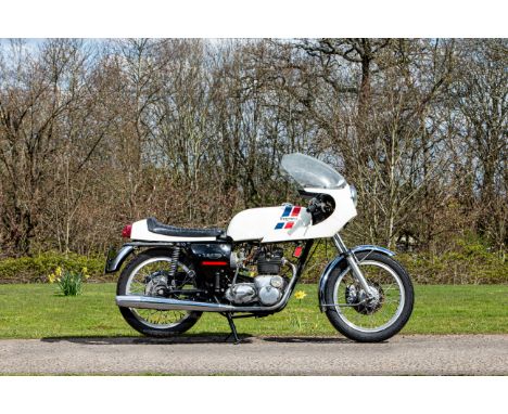 1974 Triumph 750cc T150V TridentRegistration no. RVA 317MFrame no. T150V KJ05849Engine no. T150V KJ05849Launched in the UK in