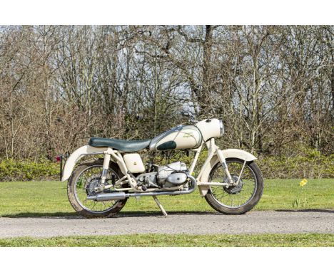 1957 Douglas 348cc DragonflyRegistration no. OSJ 650Frame no. none visibleEngine no. 2274/6An extensively redesigned flat twi
