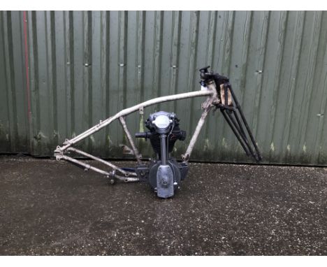 A c.1929 Norton CJ projectcomprising frame restamped 35411, forks and engine numbered CJ 1042, offered without documents, con