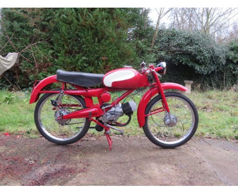 1957 Moto Guzzi Nuovo Cardellino 73 LussoFrame no. BDD09Engine no. BDD09Two-strokes did not feature in Moto Guzzi's range unt