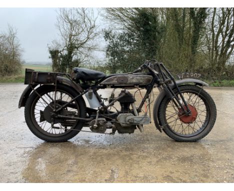 Property of a deceased's estate 1928 Norton 490cc Model 16H ProjectRegistration no. VF 2907 (see text)Frame no. 31293Engine n