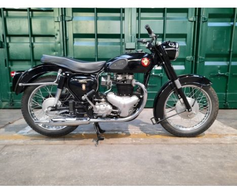 1958 BSA 646cc A10Registration no. not registeredFrame no. FA7 3766Engine no. DA10 2359A new '650' twin joined BSA's 500cc A7