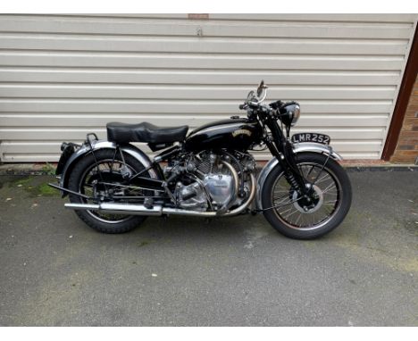 1954 Vincent 998cc Series-C Rapide Registration no. LMR 252Frame no. RC12109/B Rear Frame no. RC12109/BEngine no. F10AB/1/102