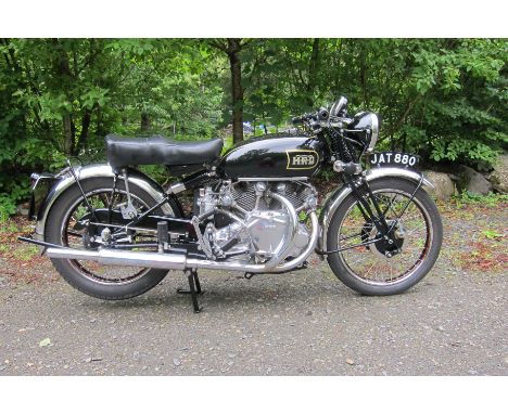 1947 Vincent-HRD 998cc Series-B RapideRegistration no. JAT 880Frame no. R2218 Rear Frame no. R2218Engine no. F10AB/1/219 Cran