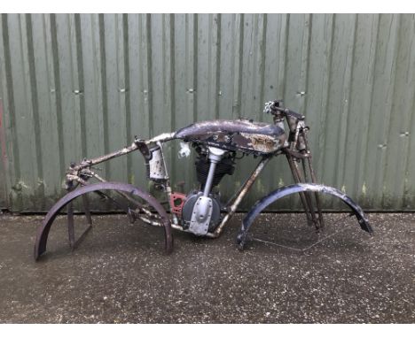 A 1930's believed Norton CJ Projectcomprising frame numbered 38313, engine numbered CJ1246, forks, petrol tank, oil tank, fro