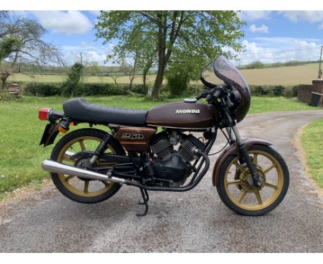 c.1981 Moto Morini 239cc C2Registration no. not UK registeredFrame no. J-03842Engine no. J-03842Before the arrival of its 72-