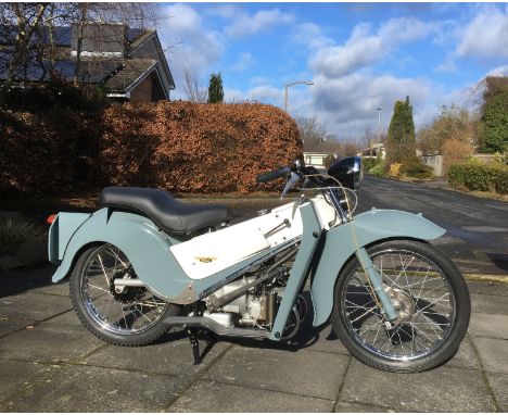 1956 Velocette 192cc LE MkIIRegistration no. XNK 636Frame no. 23188Engine no. 200/20531 (see text)Launched in 1948, as the 'm