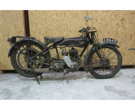 1926 Humber 349cc 2 ¾ HpRegistration no. CK 6471Frame no. None visibleEngine no. 8566In common with many other bicycle makers