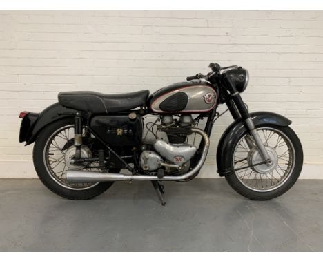 1961 Matchless 498cc G9 ProjectRegistration no. 95 EOKFrame no. A81083Engine no. 61/G9 52921Announced in 1948, the Matchless 