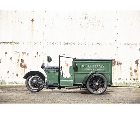 c.1923 Warrick Motor CarrierRegistration no. LW 8899 (see text)Frame no. 1299Engine no. 4 57•Rare commercial motorised tricyc