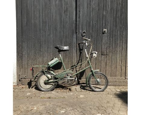 1968 Clark 49cc Scamp MopedRegistration no. FJK 934G (see text)Frame no. to be advisedEngine no. B12002The short-lived bicycl