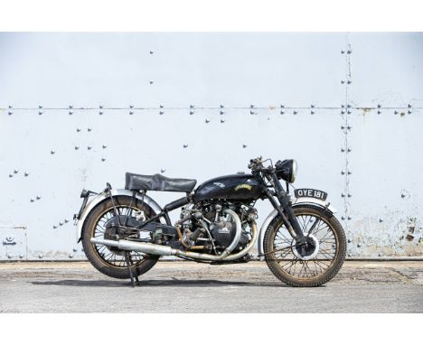 1954 Vincent 998cc Series-C Black ShadowRegistration no. OYE 181Frame no. RC12141B Rear Frame no. RC12141BEngine no. F10AB/1B