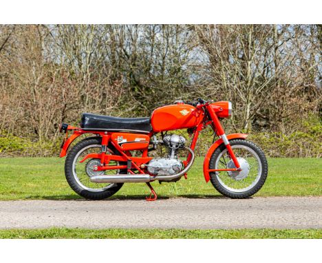 c.1971 Ducati 160cc Monza JuniorRegistration no. PVV 75JFrame no. F28778Engine no. 25999DM160A scaled down version of Ducati'