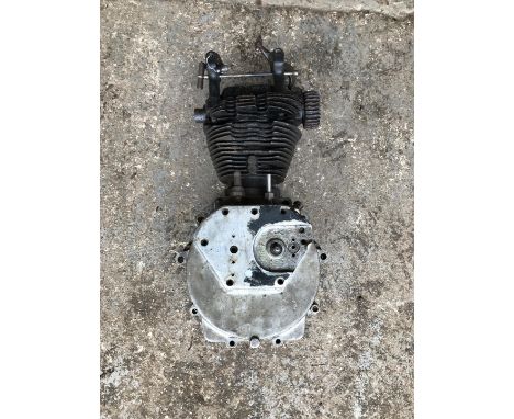 A Norton OHV enginenumber partially visible, ?7062, 79x100 bore and stroke, condition and completeness unknown, close inspect