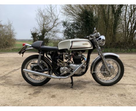 Property of a deceased's estate c.1960 Norton 596cc Dominator 99 Café RacerRegistration no. 166 GMOFrame no. R14 89359Engine 