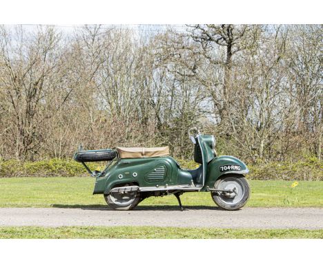 1958 Zündapp Bella 200Registration no. not registered (see text)Frame no. 122746Engine no. 42734After WW2 the mainstay of Zün