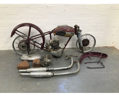 A c.1951 Triumph 500cc 5T Speed Twin Projectcomprising frame numbered 16154NA, engine numbered 5T 16154NA, gearbox numbered 1