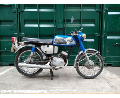 Property of a deceased's estate c.1971 Yamaha 125cc YAS1Registration no. not registeredFrame no. AS1 037493Engine no. AS1 037