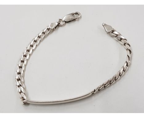 SILVER ID BRACELET, 12G