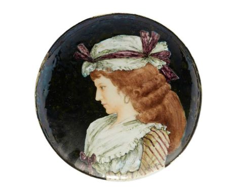 glazed ceramic, painted R. Collin, impressed painted THDECK 29.5cm (11 5/8in) diameter