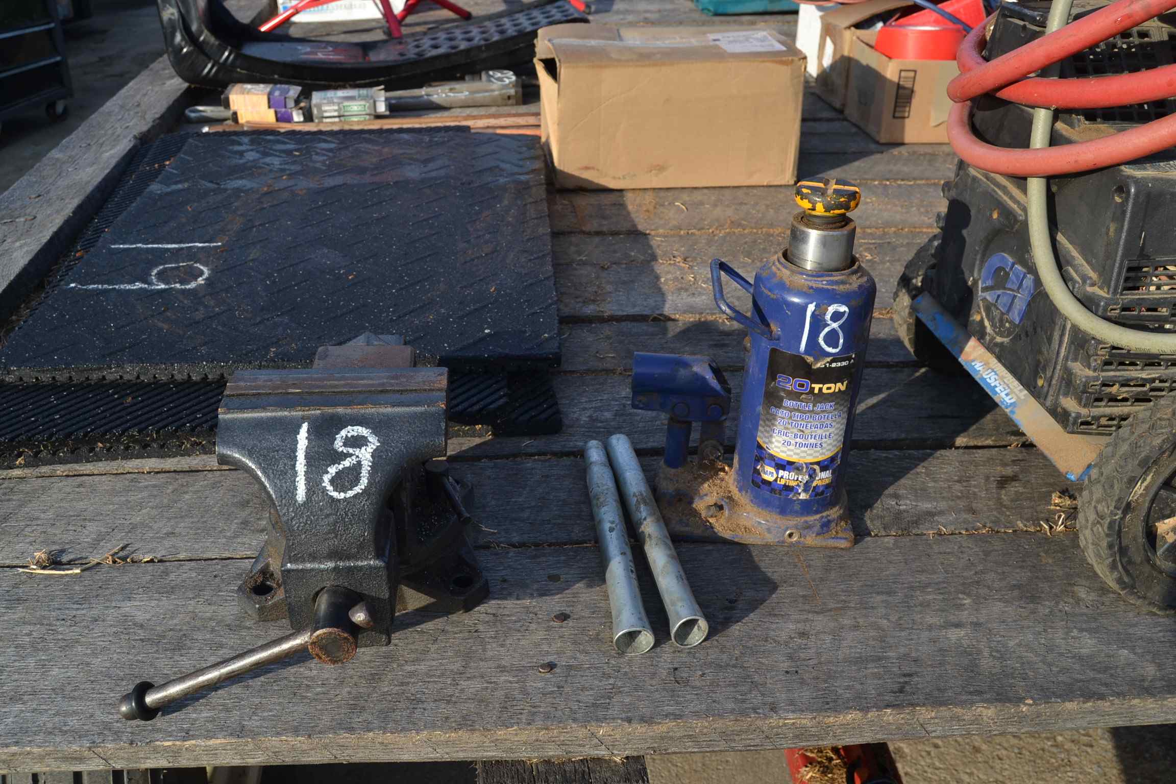 NAPA 20 TON BOTTLE JACK & VISE
