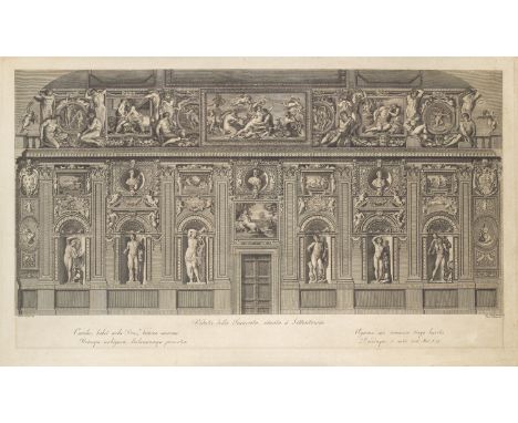 Alte Kunst - Graphik - - Giovanni Battista Volpato.  (1633 Bassano, Italien - 1706). Veduta della Fiancata, situata a Settent