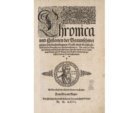 Justinus Gobler. Chronica und Historien der Braunschweigischen Fürsten herkommen, Stamm unnd Geschlecht ... Vor zeiten in Rei