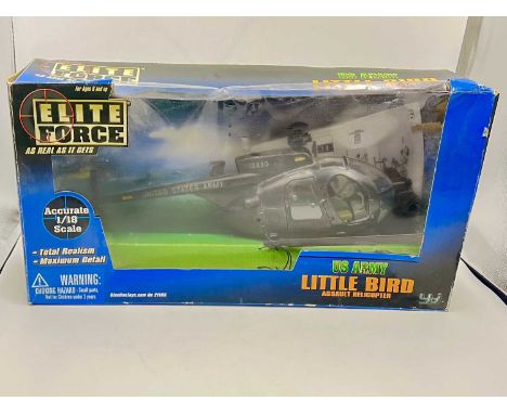 Elite Force [Blue Box Toys] - 1/18th Scale Military Aviation Series, comprising: Item No' 21185 - U.S. Army Little Bird Assau