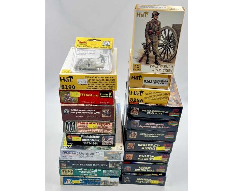 HAT, CMK, Italeri, Emhar, Strelets &amp; Similar Makers 1/72nd Scale Figure Sets, comprising 22 x Assorted Figure Sets, Inclu