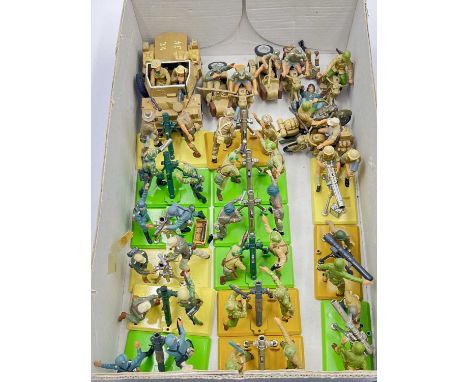 Britains Deetail Series - WW2 Equipment Series, 1974, comprising: 21 x Assorted Pieces of Equipment, Includes: Motorcycles, M