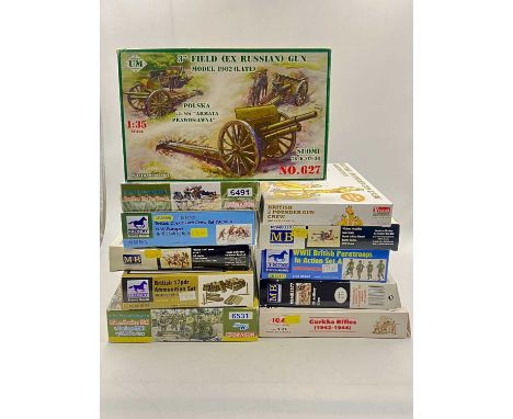 ICM, Vulcan, Bronco, Italeri &amp; Dragon 1/35th Scale AFV Construction Kits / Figure Sets, comprising: 10 x Assorted Sets, I