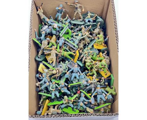 Britains Deetail WW2 Series [Made in England &amp; Later China Issues], comprising: A Quantity [145+ pieces] of WW2 Types, In