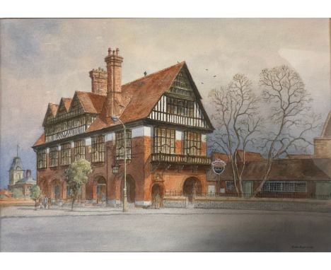 Sam Burden (1932-present)The Ossington Hotel  signed, watercolour, 56cm x 47cmSam Burton is a Nottinghamshire born artist who