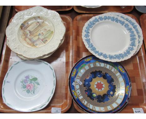Collection of plates; Worcester 'Mr Pickwick' etc. (B.P. 21% + VAT)