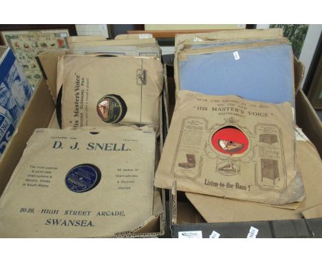 Two boxes of vintage LP's, appearing mainly classical to include; Mario Lanza, Giggli. (2)(B.P. 21% + VAT) 