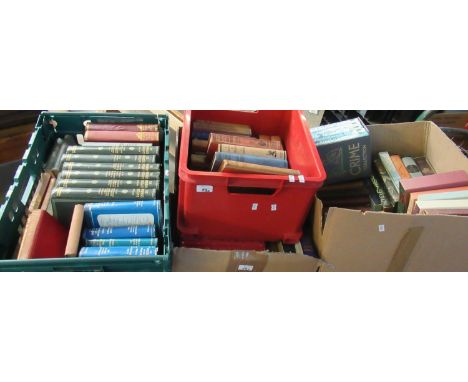 Boxes of assorted books to include Warne, The Moths, Butterfly's, Caterpillars of the British Isles, various volumes with pla