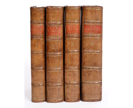 [Young, Arthur] A Six Months Tour through the North of England, 4 volumes, first edition, 27 engraved plates, 12 folding, 6 f