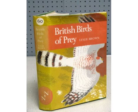 Leslie Brown, British Birds of Prey, pub. Collins, 1976, First Edition, clipped dust wrapper 