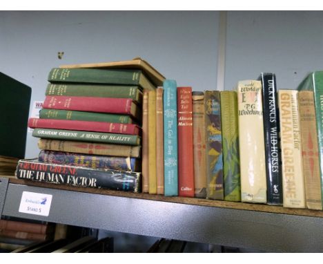 A quantity of novels, to include first editions, various authors to include Graham Greene, P. G. Wodehouse, Dauphine Du Mauri