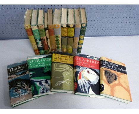 Fifteen Colllins New Naturalist first editions, all with dust jackets, with duplications 