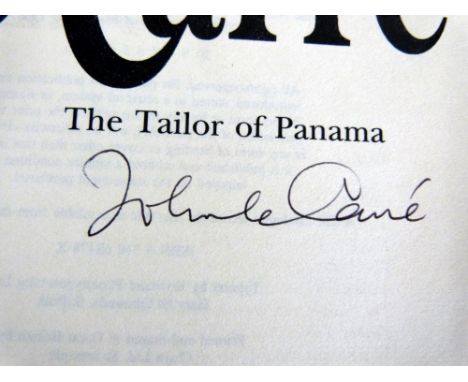 John Le Carre, The Tailor of Panama, pub. Hodder & Stoughton, 1996, signed by the author in clipped dust wrapper, together wi