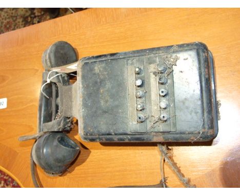 VINTAGE WALL MOUNTED TELEPHONE
