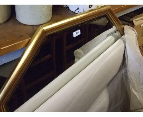 GILT FRAMED MIRROR 