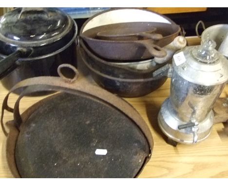 VINTAGE SAUCEPANS, PANS ETC.. 